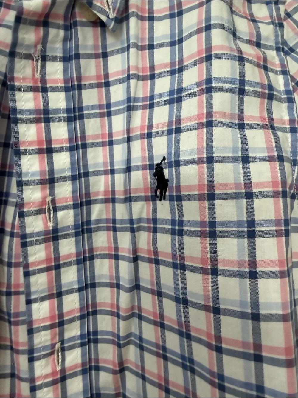Boys - Ralph Lauren Pink & Blue Plaid Short-Sleeve Shirt